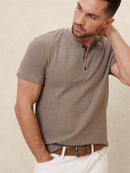 Herringbone Henley Product Image