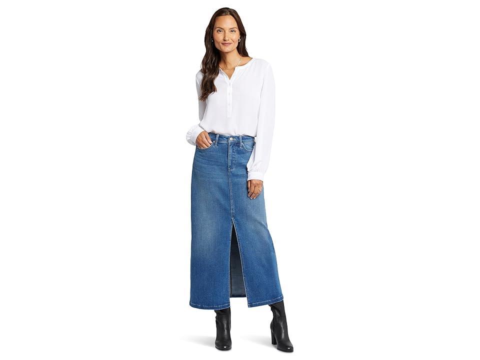 NYDJ A-Line Denim Maxi Skirt Product Image