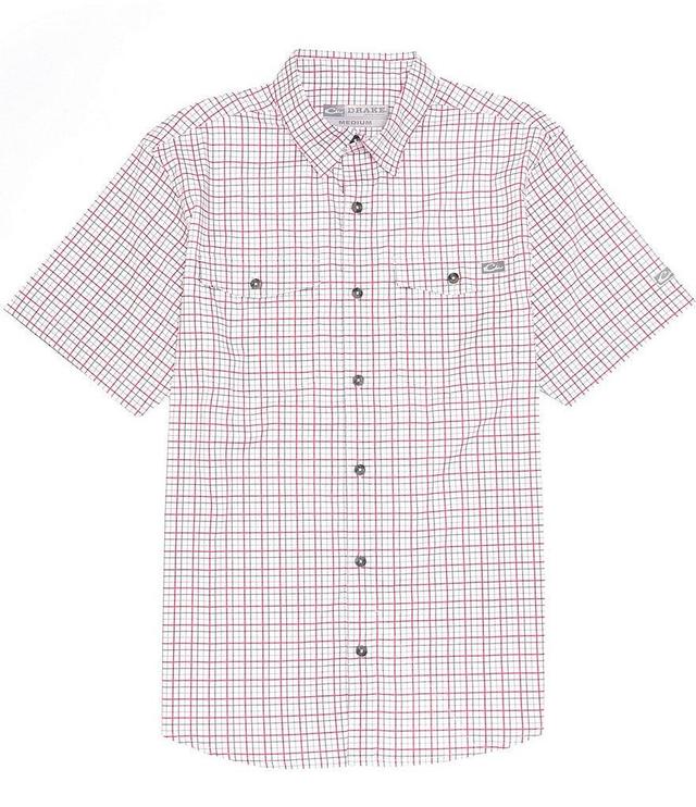 Drake Clothing Co. Frat Tattersall Performance Stretch Short Sleeve Woven Shirt Product Image