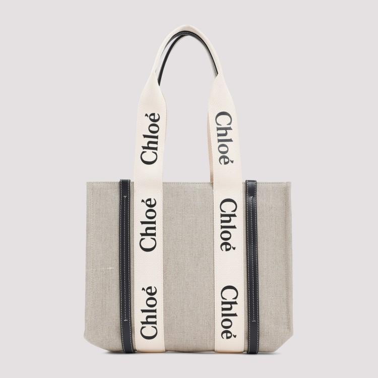 Medium Woody Tote Bag In Grey Product Image