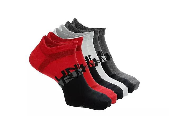 Under Armour Men's Essential Lite No Show Socks 6 Pairs Product Image