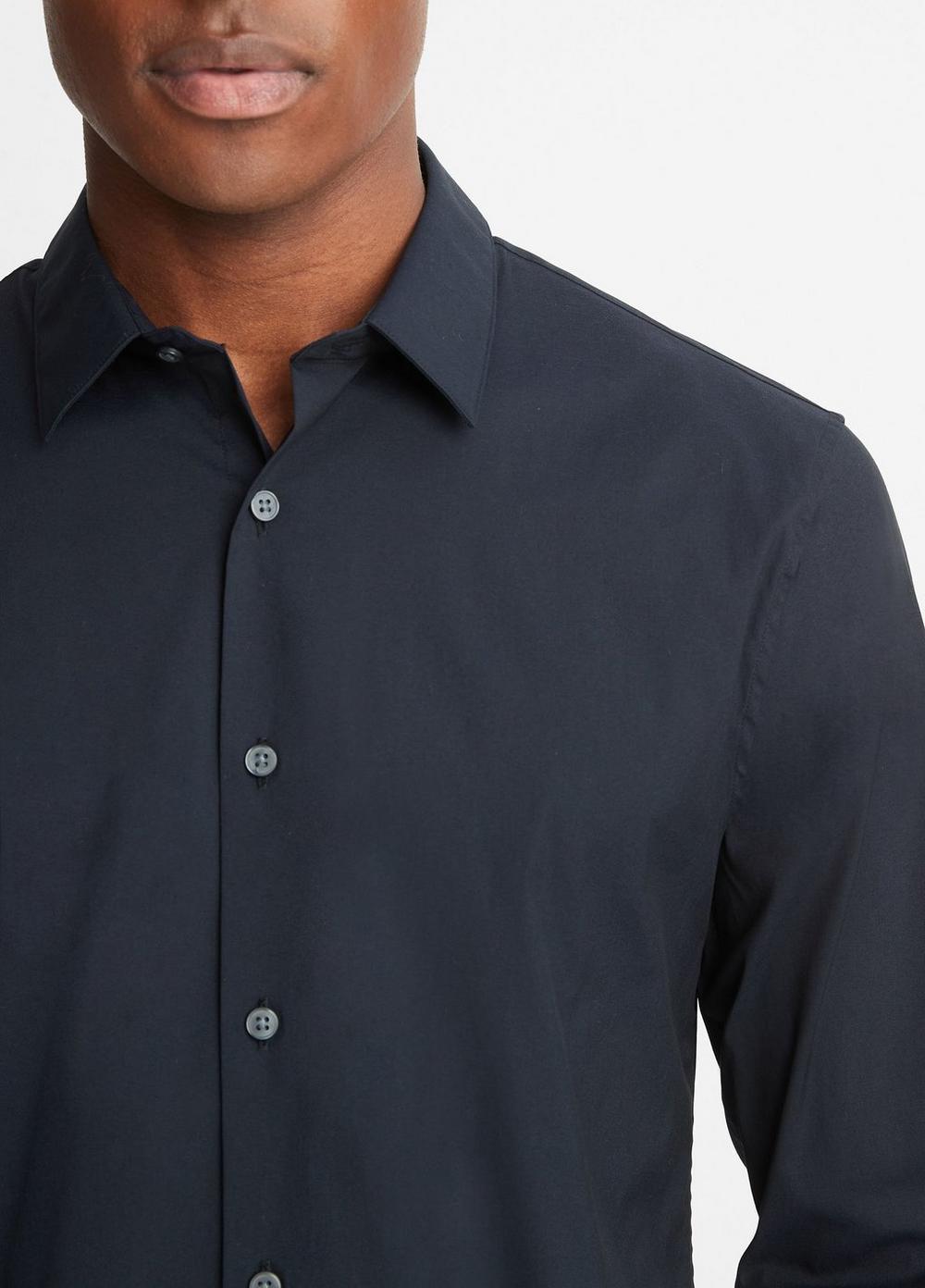 Cotton-Blend Long-Sleeve Shirt Product Image