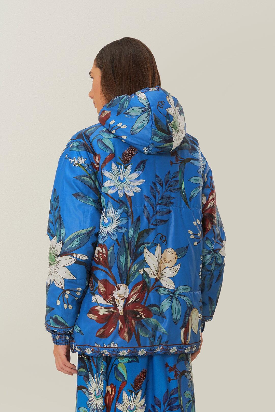 Reversible Cashew Mandala Puffer Jacket Product Image