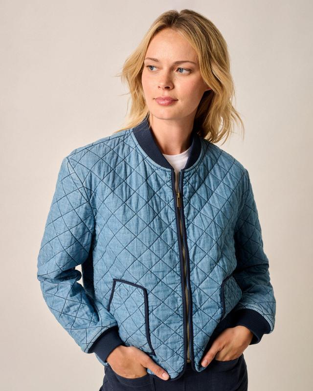 Vivian Quilted Bomber Jacket Female Product Image