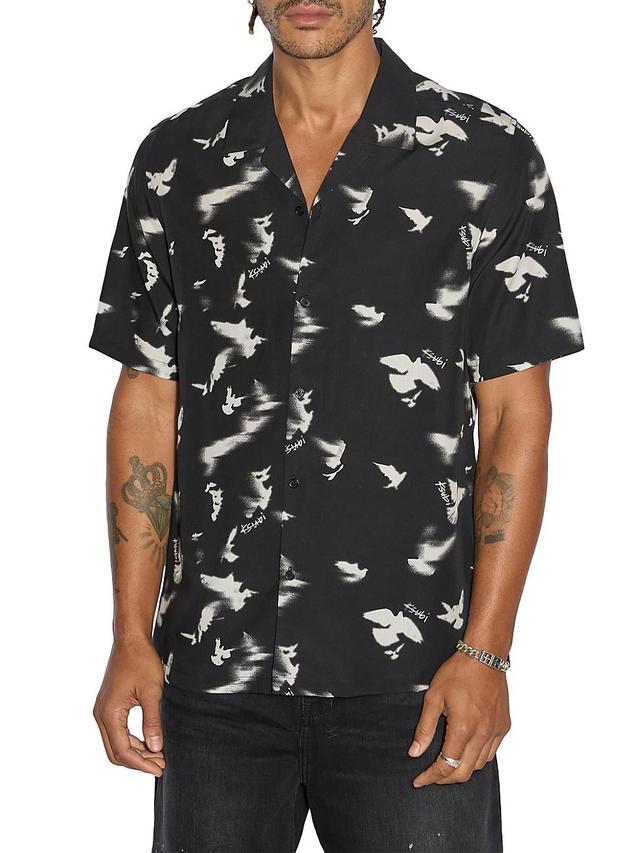 Mens Flight Resort Bird Camp Shirt Product Image