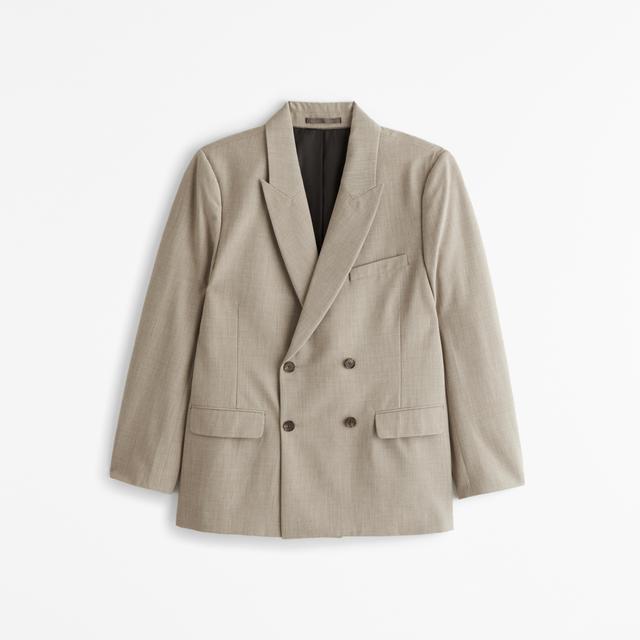 The A&F Collins Tailored Double-Breasted Blazer Product Image