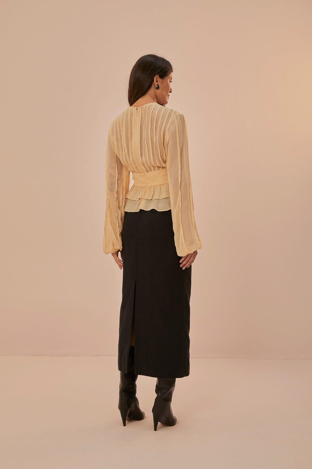 Black Midi Skirt Product Image