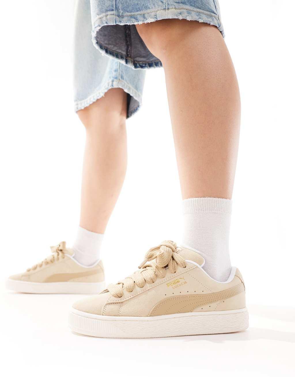 PUMA Suede XL sneakers in beige Product Image