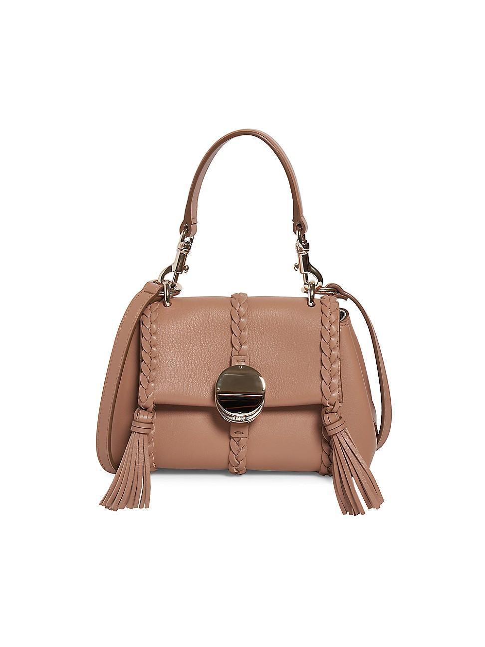 Womens Small Penelope Leather Shoulder Bag Product Image