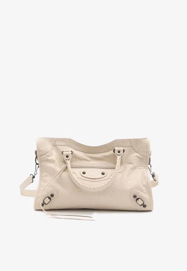 BALENCIAGA Le City Medium Bag In Beige Product Image