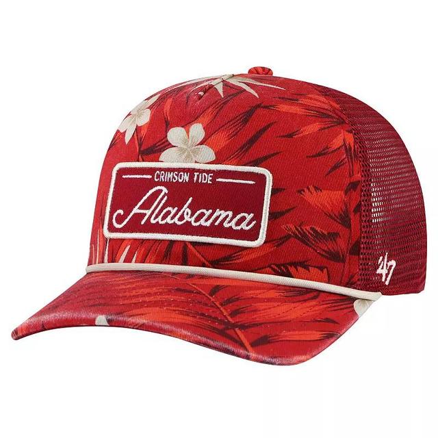 Mens 47 Crimson Alabama Crimson Tide Tropicalia Hitch Adjustable Hat Product Image