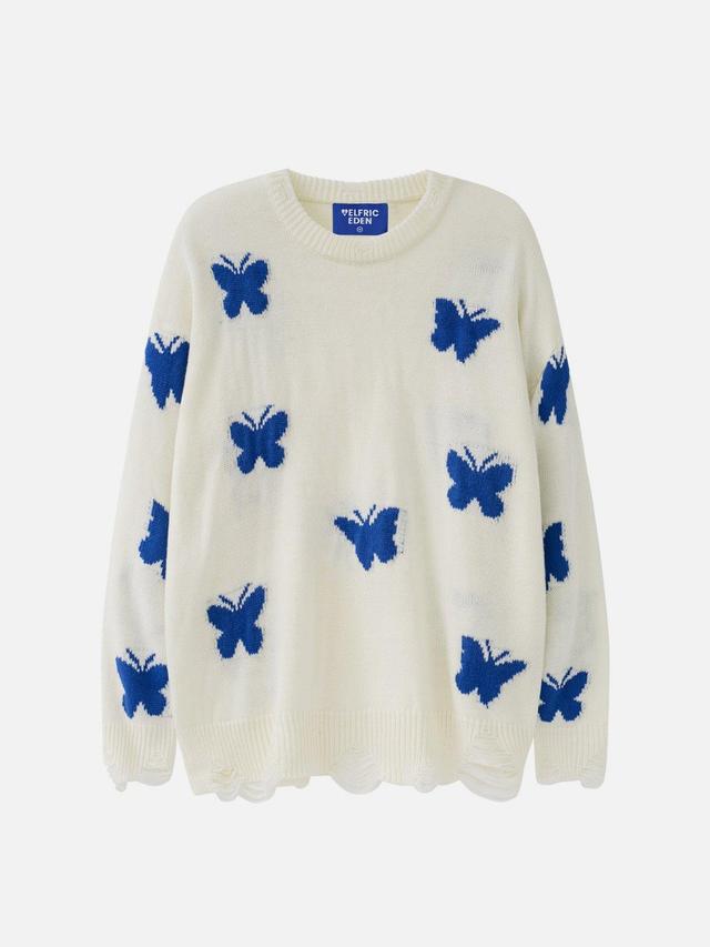 Aelfric Eden Butterfly Jacquard Sweater Product Image