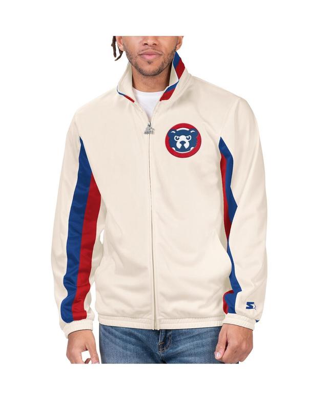 Mens Starter Cream Minnesota Twins Rebound Cooperstown Collection Full-Zip Track Jacket Product Image