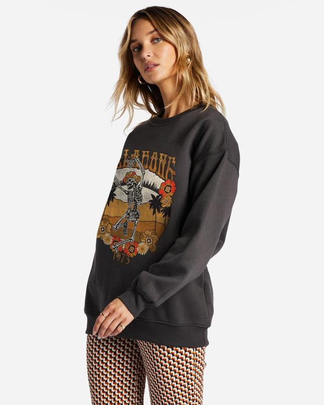 Energy And Wisdom Sweatshirt - Off Black Female Product Image