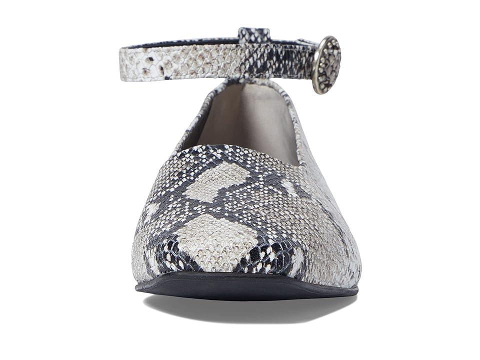 FREDA SALVADOR Aria (Black/White Snake) Women's Shoes Product Image