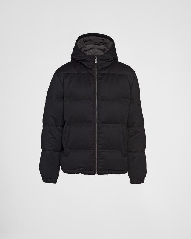 Cashmere puffer jacket Product Image