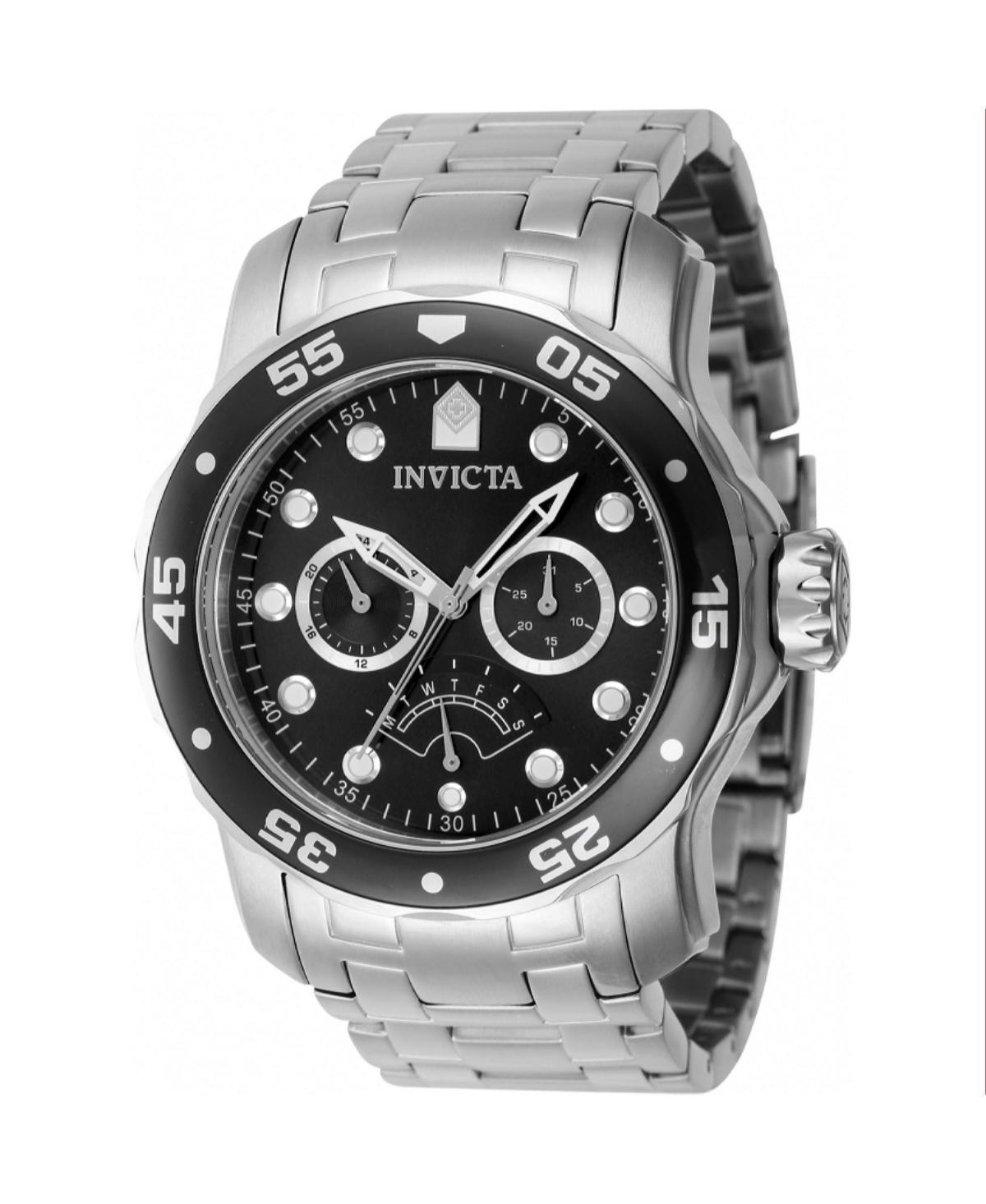 Invicta Mens 46992 Pro Diver Quartz Chronograph Black Dial Watch - Black Product Image