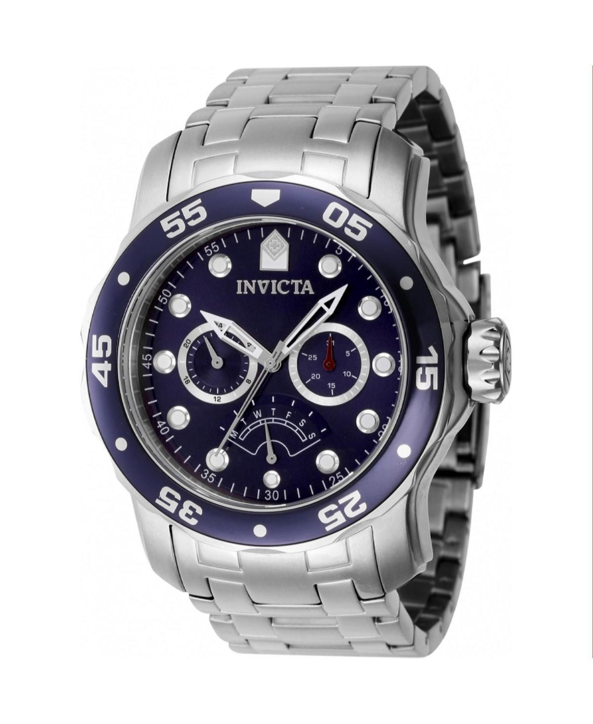 Invicta Mens 46993 Pro Diver Quartz Chronograph Blue Dial Watch - Blue Product Image