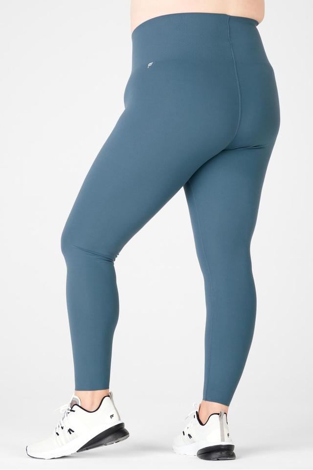 Fabletics High-Waisted PureLuxe Minimal Legging Womens blue plus Size 4X Product Image