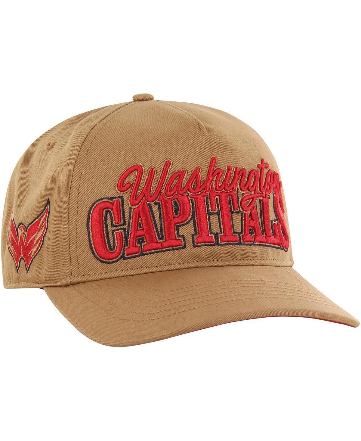 Mens 47 Tan Washington Capitals Barnes Hitch Adjustable Hat Product Image