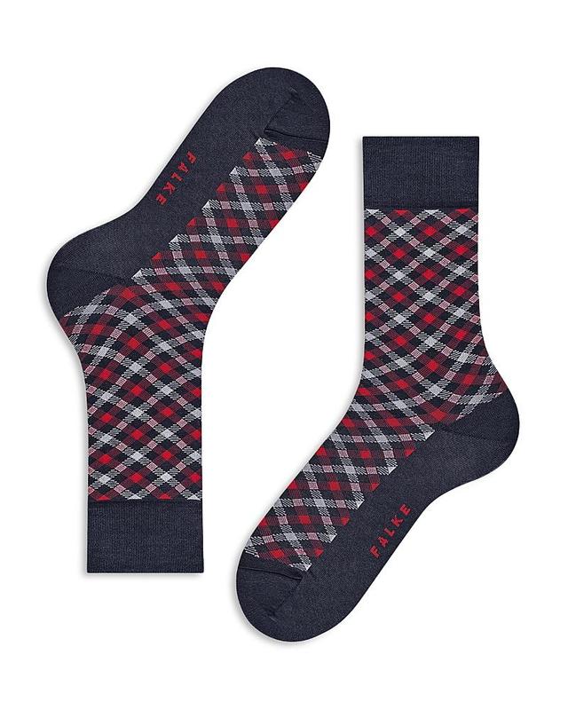 Falke Smart Cotton Blend Check Socks Product Image