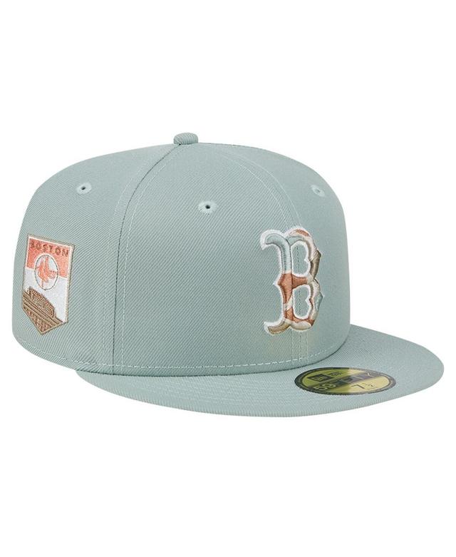 Mens New Era Boston Red Sox Spring Forest 59FIFTY Fitted Hat Product Image