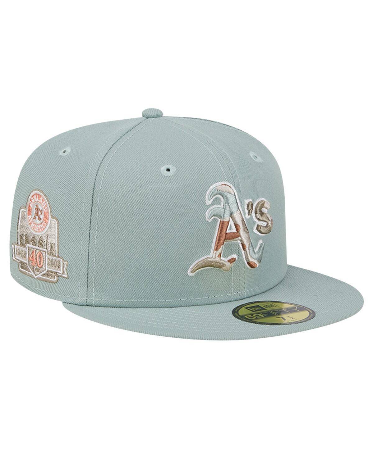 Mens New Era Oakland Athletics Spring Forest 59FIFTY Fitted Hat Product Image