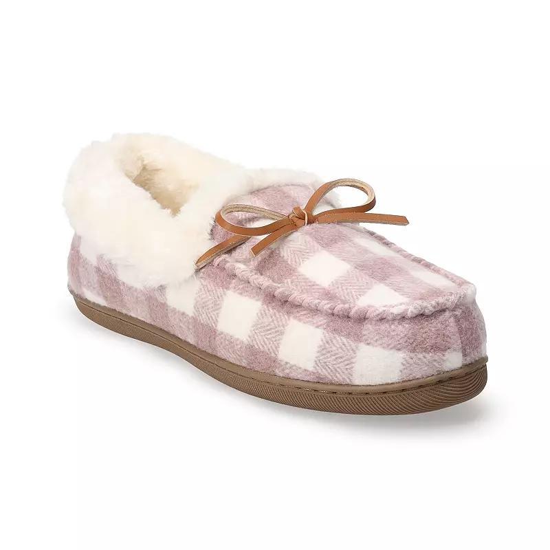 Sonoma Goods For Life SINTIA2 Womens Mini Cord Moccasin Slippers Product Image