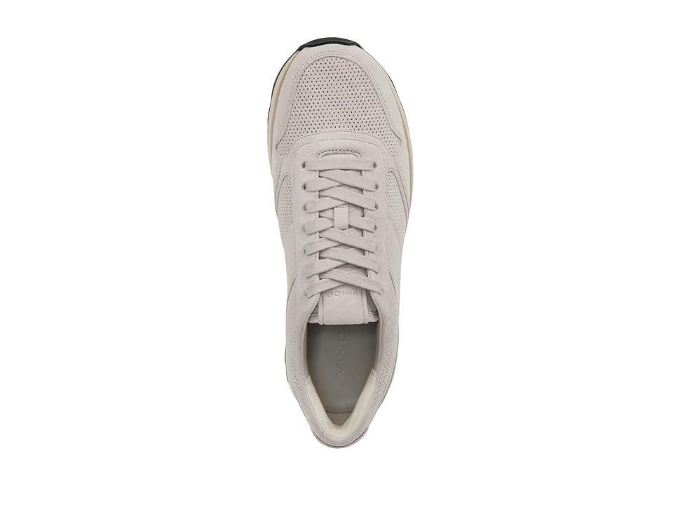 Vince Edric Perforated Lace-Up Sneakers (Horchata Suede) Men's Shoes Product Image