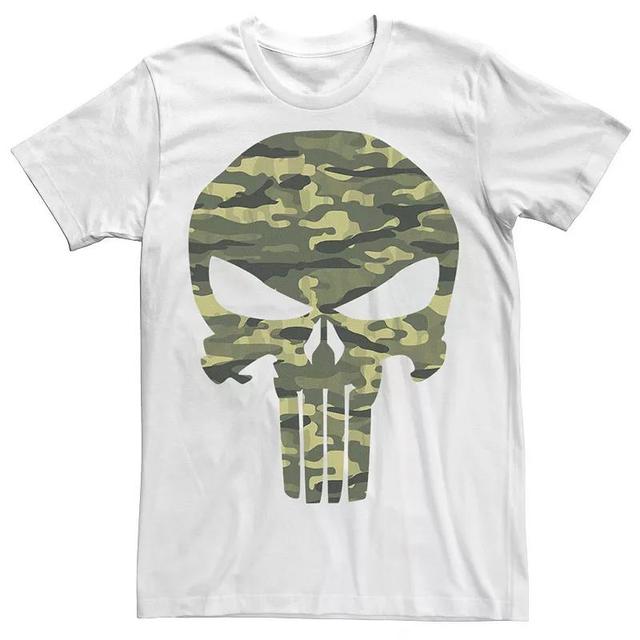 Mens Marvel The Punisher Camo Skull Symbol Tee Product Image