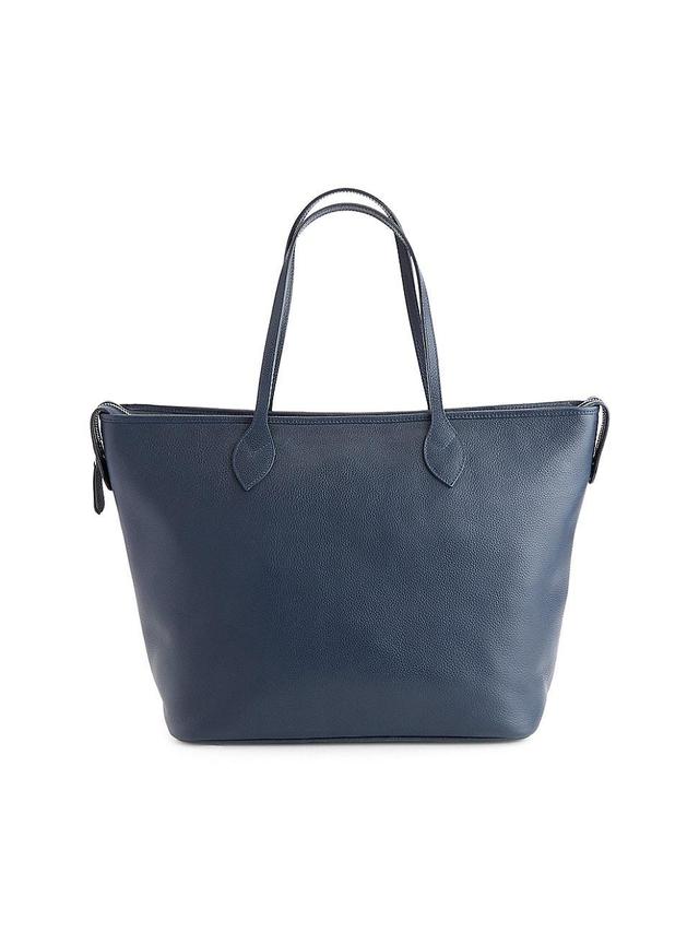 Womens Pebble Grain Wide Tote Bag Product Image