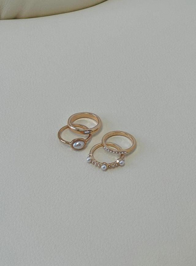 Edwina Ring Pack Gold Product Image