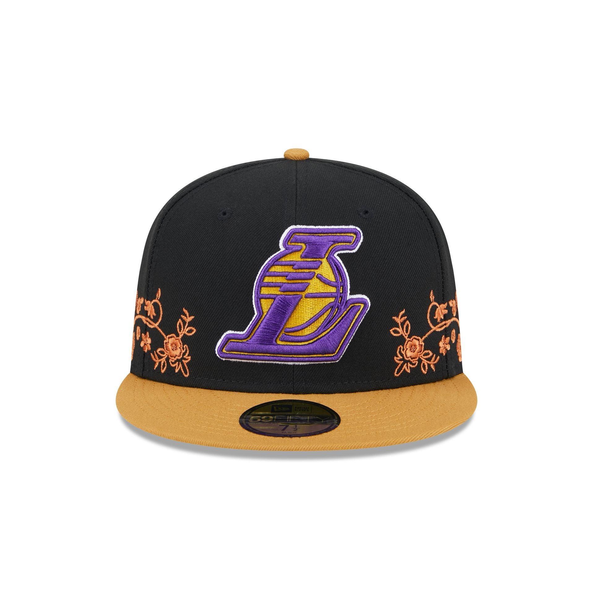 Los Angeles Lakers Floral Vine 59FIFTY Fitted Hat Male Product Image