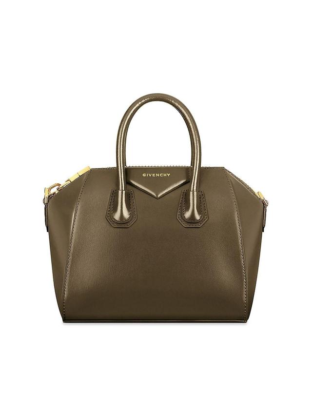 Antigona Mini Leather Satchel Bag Product Image