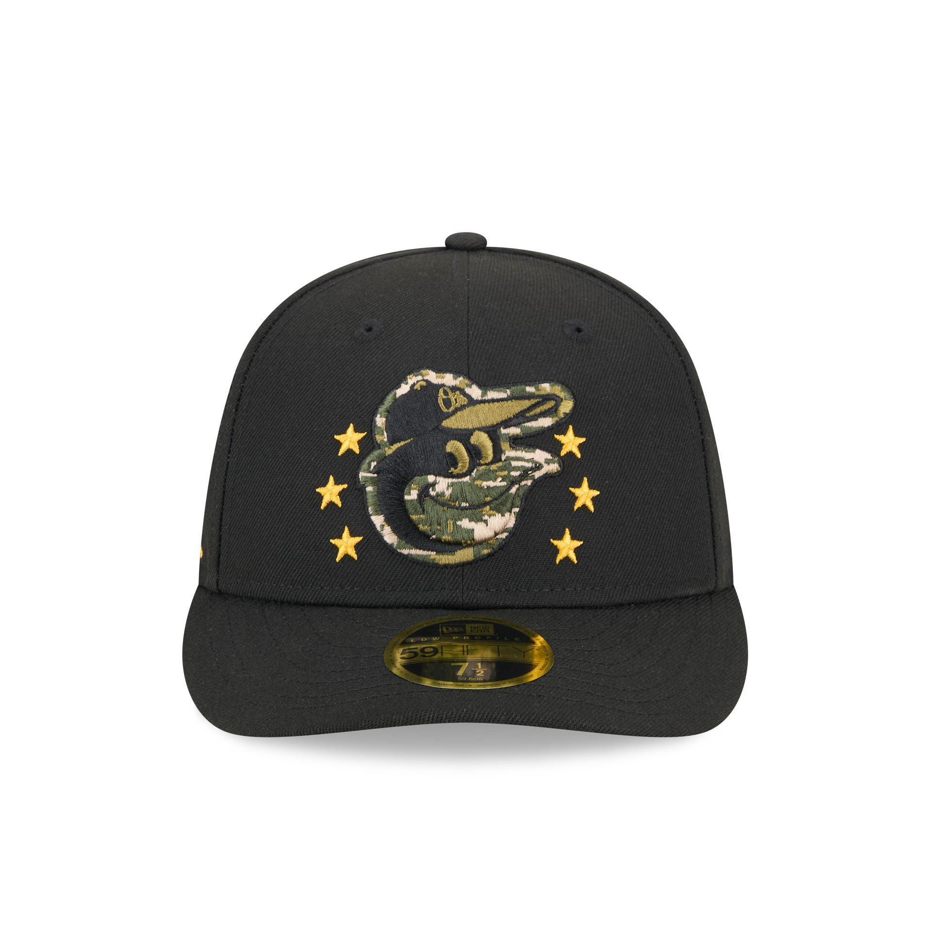 Baltimore Orioles Armed Forces Day 2024 Low Profile 59FIFTY Fitted Hat Male Product Image