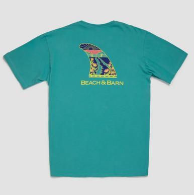 SALE Beach & Barn® Ladies' S/S Green Farm Fin T-Shirt Product Image