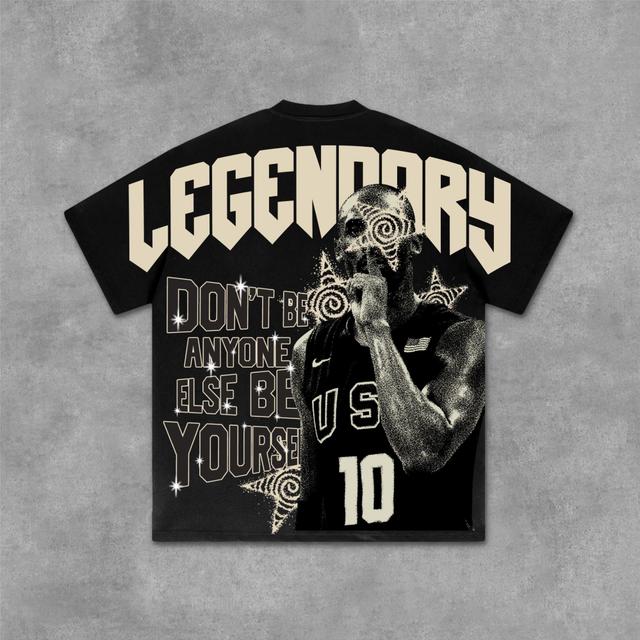 Legendary Star You Just Need To Be Yourself Graphics 100% Cotton T-Shirt Product Image