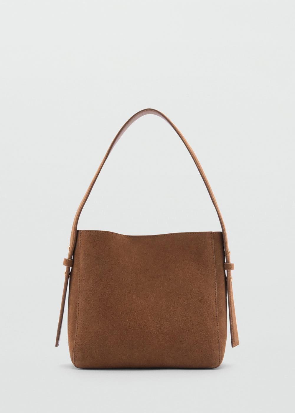 MANGO shoulder bag leather - One size - Women Product Image