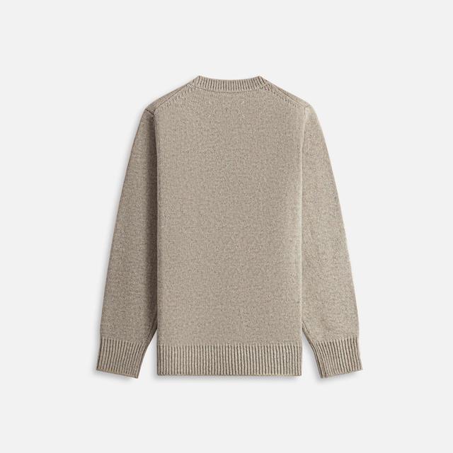 Maison Margiela 5-Gauge Shetland Crewneck Sweater - Beige / Light Grey Male Product Image