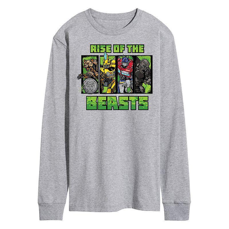 Mens Transformers Rise Of The Beasts Long Sleeve Graphic Tee Product Image