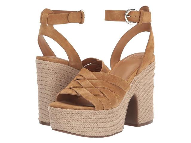 Marc Fisher LTD Oaten (Medium Natural Suede 1) Women's Sandals Product Image