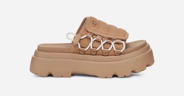 UGG Womens Callie Nubuck/Textile Sandals Product Image