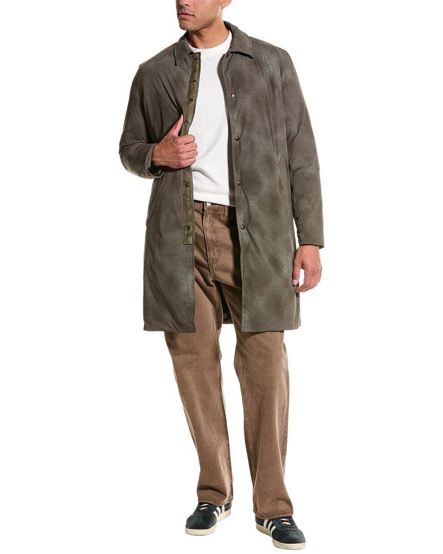 Leon Camo Car Coat In Green Product Image