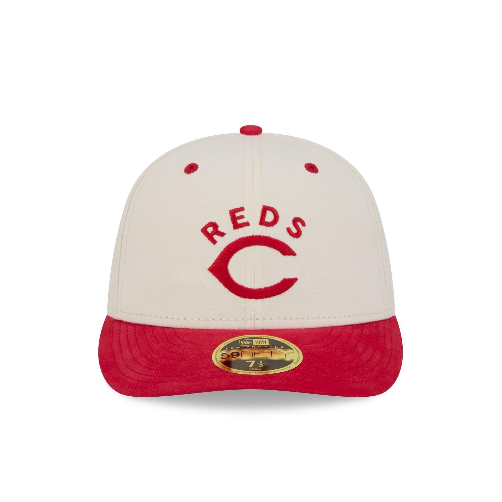 Cincinnati Reds Vintage Stack Low Profile 59FIFTY Fitted Hat Male Product Image