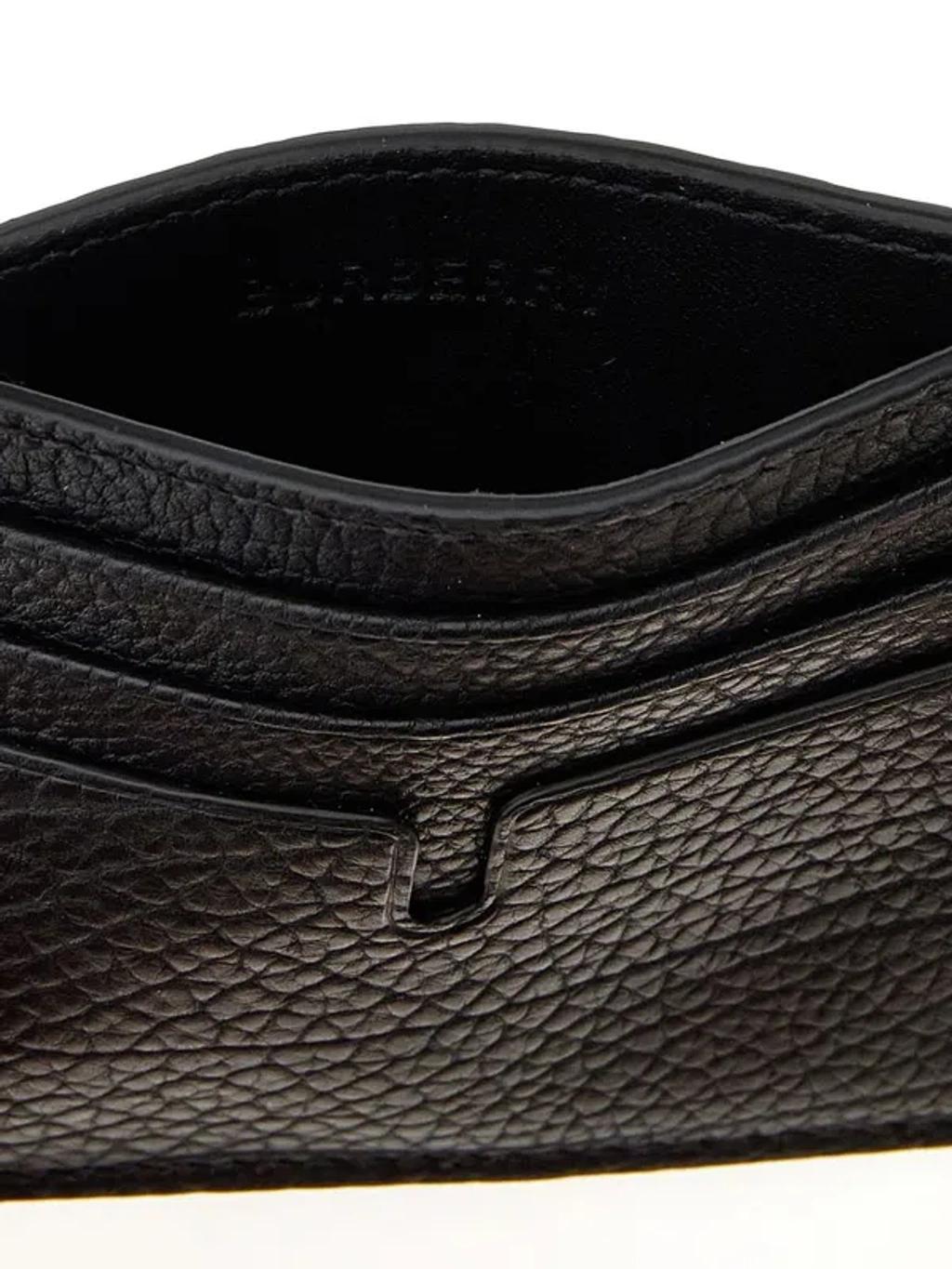 BURBERRY B Cut Card Holder In Black Product Image