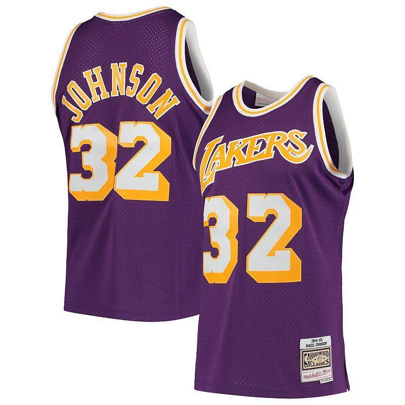 Mitchell & Ness Mens Earvin Magic Johnson Mitchell & Ness SuperSonics Swingman Jersey - Mens Product Image