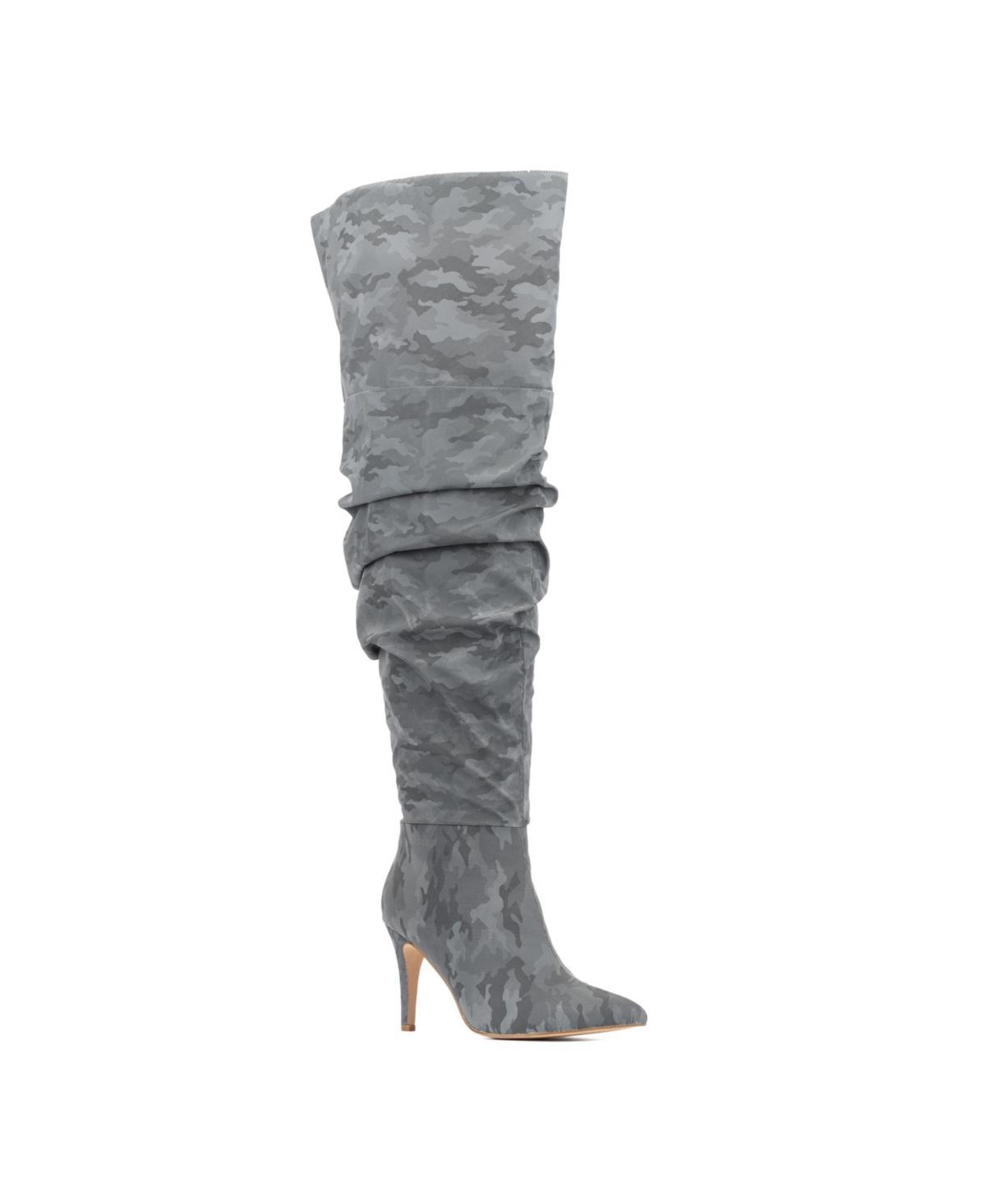 Womens Fashion to Figure Sana Scrunched Thigh-High Wide Width Boots Product Image