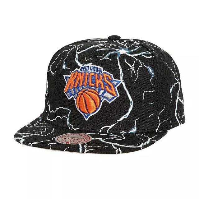 Mens Mitchell & Ness New York Knicks Storm Season Snapback Hat Product Image