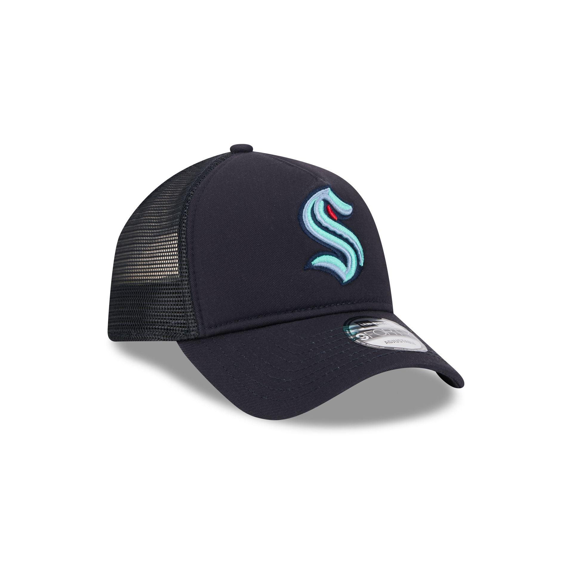 Seattle Kraken 9FORTY A-Frame Trucker Hat Male Product Image