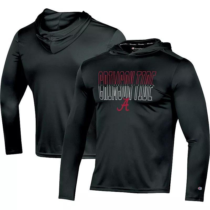 Mens Champion Black Alabama Crimson Tide Impact Pullover Hoodie Product Image